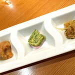 北の幸 海道 - 前菜「三点盛り」