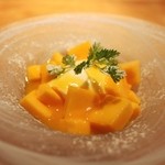 セルヴァッジョ - 宮崎産 完熟マンゴーとヨーグルトのパンナコッタ☆