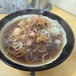 六文そば - げそ天そば¥350