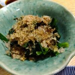 とん八 - ちぢみほうれん草のおひたし 380円(税込)(2024年12月4日撮影)