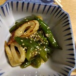 とん八 - 万願寺とうがらしとちくわの炒め煮 420円(税込)(2024年12月4日撮影)