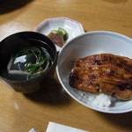 川蝉 - 2014.6)うな丼と肝吸い