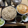 玉芳 - 玉芳Ｂセット(かつ丼+もりそば)  1,000円税込