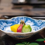 水戸山口楼 - 2025.1 香の物（沢庵漬け、茗荷、胡瓜など）