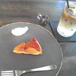 佐藤珈琲 - タルトタタン・アイスカフェオレ