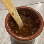 焼豚らーめん じゅんこ - 生姜は粗・みじん切り、おろしがたっぷり❗️