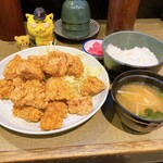 一番どり - テンカラ定食　1,040円(税込)