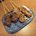 ひな鶏唐揚 新次郎 - 砂肝・せせり