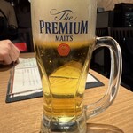 ひな鶏唐揚 新次郎 - 生ビール