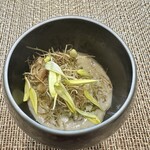 Grand rocher - 菊芋と白子のスープ