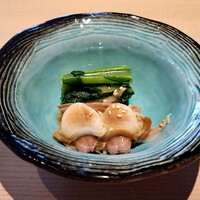 鮨処とうげ - 北寄貝ヒモ酢味噌