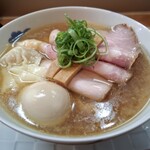 創作麺 ひとすじ - 特上中華そば　　特上中華そば+せいろセット　2050円