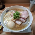創作麺 ひとすじ - 特上中華そば　　特上中華そば+せいろセット　2050円
