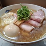 創作麺 ひとすじ - 特上中華そば　　特上中華そば+せいろセット　2050円