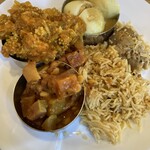 ヴェヌス サウス インディアン ダイニング - カレーとチキンビリヤニ