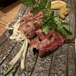 正々堂々 - 希少部位 牛メガネの網焼き