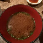 正々堂々 - 赤だしのお味噌汁