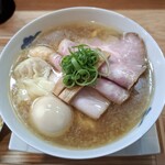 創作麺 ひとすじ - 特上中華そば　　特上中華そば+せいろセット　2050円
