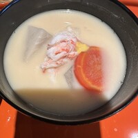 京都和久傳 - 椀物　白味噌蟹雑煮