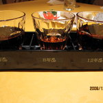 龍福園 - 紹興酒、飲み比べ