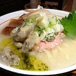 冷やし魚介白湯らーめん（数量限定 '14.6)