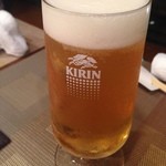レストラン makiya - 生ビール(キリンラガー)