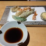 玄水 - 天ぷら5種