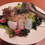 一幸 - サービスの海鮮サラダです