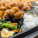 オーケー - 料理写真:みんな大好き、唐揚げ弁当。オーケーのお惣菜。スーパーマーケットグルメ。