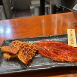 大阪焼肉 うしとみ - タレホルモン(ハチノス、ツラミ)