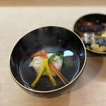 梅市 - 蛤の真薯の吸い物