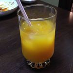 インドカレー クシ - マンゴージュース