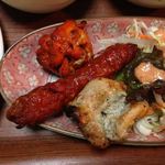 インドカレー クシ - タンドール料理3点盛り