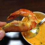 インドカレー クシ - アルゼンチン赤海老