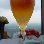 モナリザ - 食前酒（グラスの底にナタデココ入り）