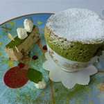 モナリザ - 京都の抹茶を使ったスフレ。熱々♪