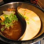 しなもん堂 - しゃぶしゃぶの鍋　野菜を入れて【２０２５年１月】