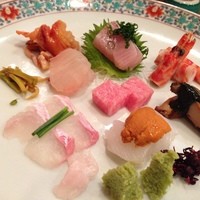 馳走や直 赤坂本店 - お刺身盛り合わせ