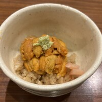 和食渡辺 - 霧多産ウニご飯