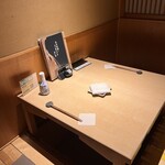 比内地鶏と国産本マグロ 千の庭 - 