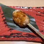 比内地鶏と国産本マグロ 千の庭 - 