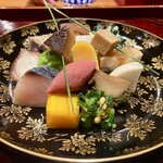 日本料理 別府 廣門 - 八寸　こういう八寸が好き。これ、凄いよ。