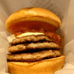 モスバーガー - 【期間限定】トリプルモスバーガー
