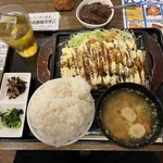 わ楽 - ガーリックてりやきポーク定食　マヨビーム　¥1,500