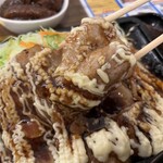 わ楽 - でっかいロース肉　リフトアップ…しきれない…。