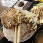 わ楽 - ようやくオンザライス …乗り切らない…