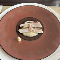MISTY RESTAURANT＆WINE - カンパチ藁焼き 静岡県産新玉ねぎソース