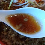 幸楽苑 - 黒いスープ+背脂