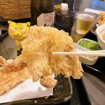 讃岐うどん 白庵 - 鶏天、にゅ〜〜ん！