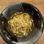 今石飯店 涼華 - 「上湯スープのネギ叉焼麺」